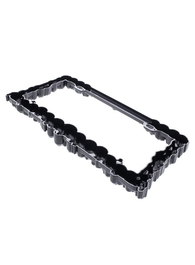 United Pacific Universal Die-Cast Metal, Black Skull License Plate Frame Holder for Cars, Trucks, RVs, Semi, Tough & Durable Car Accessories - 1 Unit - Image 5