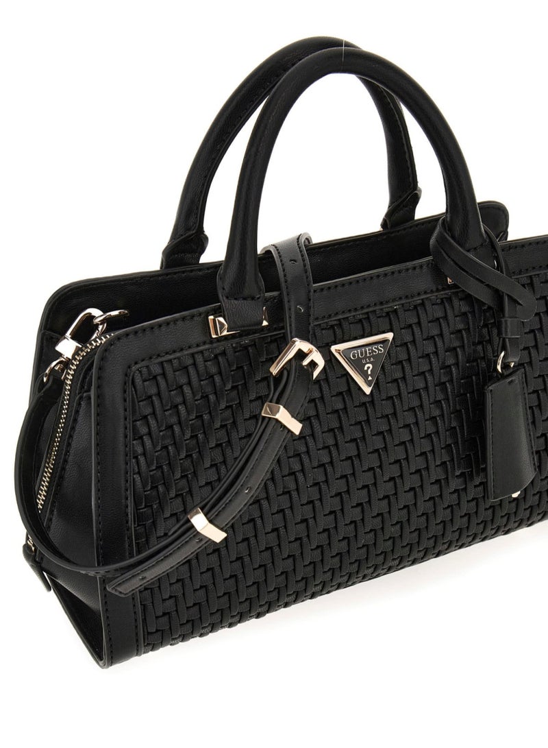 جس حقيبة Guess السوداء ذات الملمس المميز، مورييل جيرل فريند- اسود - Image 3