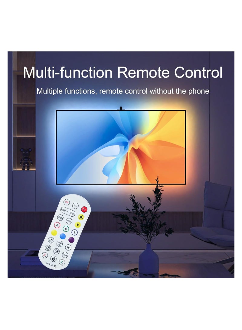 Loquat TV Led Backlight, with AR Sensor, Smart TV Lights Behind That Sync with Screen, Compatible with App Music Sync, for Gaming Room, Bedroom, for TV Monitor, Bluetooth App Remote Control - Image 2