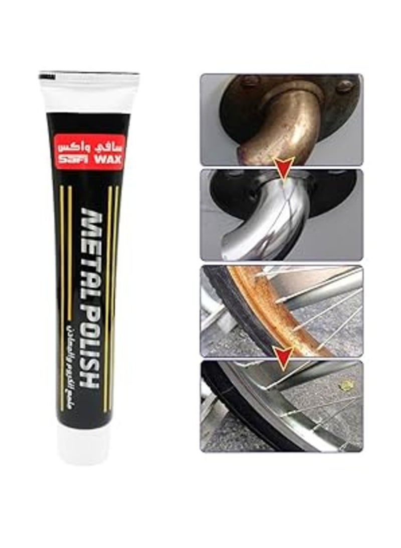 Safi WAX Metal Polish - Removes Rust Stains, Restores Shine for Cars & Home, Long-Lasting Protection, Easy Application  - Image 2