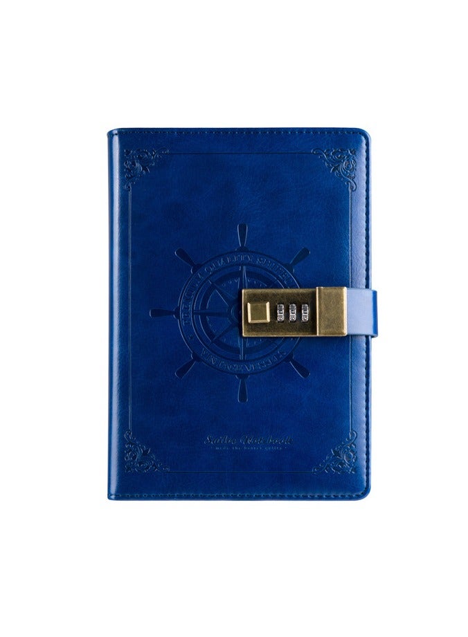 إسكدنيا كلمة مرور جديدة دفتر محمول يوميات الطلاب صندوق هدايا أزرق