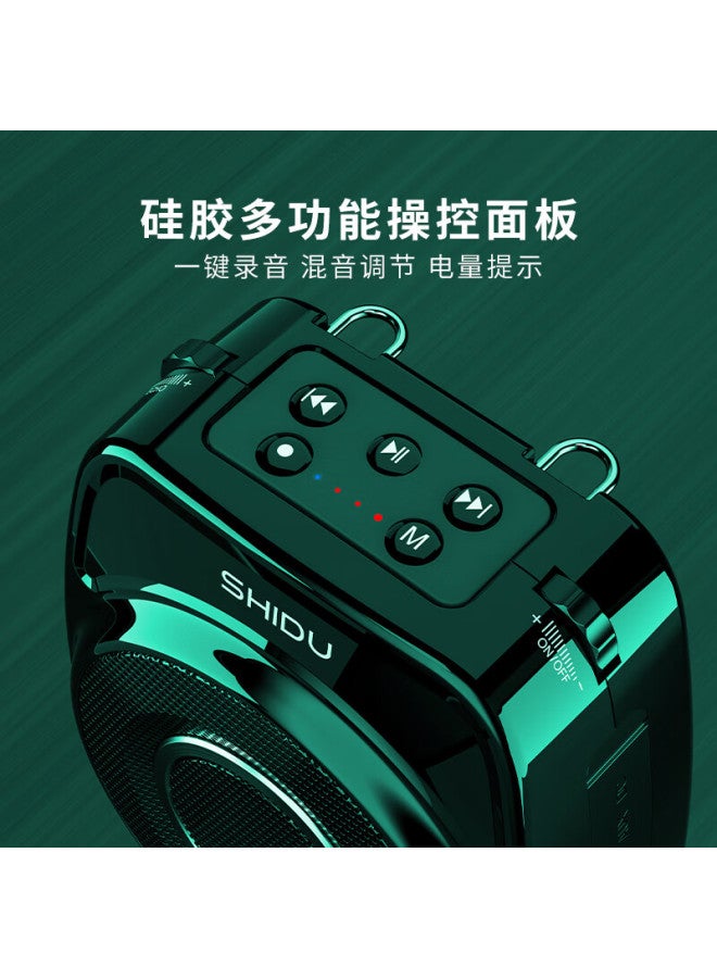 SHIDU S93 Mini Megaphone, Teacher's Classroom Amplifier, Loud Volume, Outdoor Loudspeaker, Long Battery Life, Anti-howling, Public Address System, Single Wireless Microphone - Image 4
