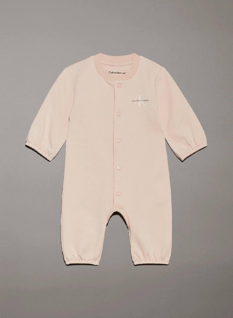 Calvin Klein Jeans Newborn Logo Onesie - Image 1
