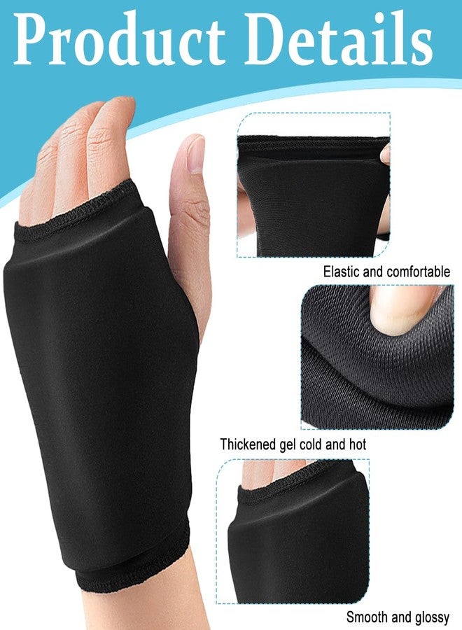 HANNEA® Thumb Brace Wrist Ice Pack for Pain Relief, Wrist Ice Pack Wrap Hot & Cold Therapy Wrist Brace, Reusable Soft Gel Cold Pack for Hot & Cold Therapy, for Tendonitis, Joint Sprain - Image 3