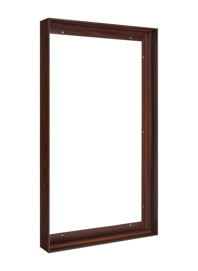 FOLKOR Canvas Floater Frame for 18x24 Oil Paintings, DIY Metal Canvas Floating Frame with 1.5 Inch Deep for Art Prints Artwork Landscape Portrait Living Room Wall Decor (Walnut) - Image 1