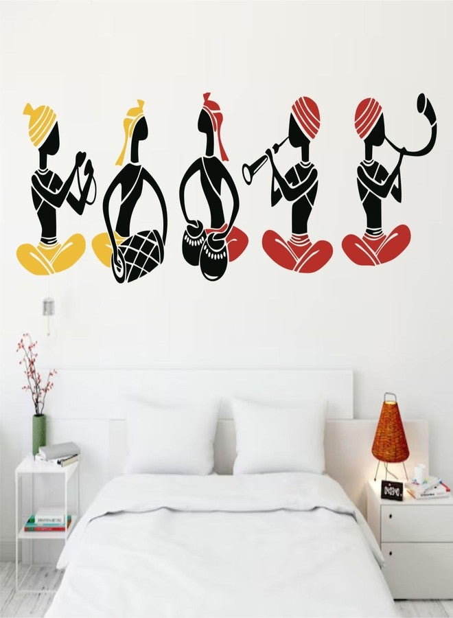 Wall Attraction™ Kokopeli Musical Group Wall Stickers & Murals Size - 119x35cm MD212_S - Image 1
