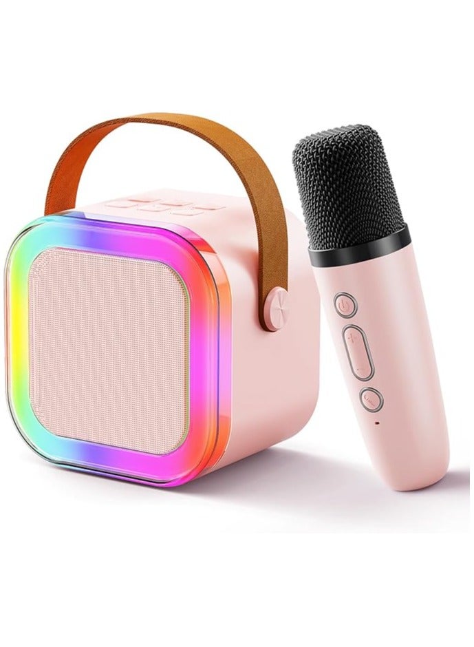 Kids Karaoke Machine for Girls: Professional Wireless Mini Portable Bluetooth Speaker with Microphone - Kids Music Singing Toys for 4,5,6,7,8,9,10 Year Old Girl Boy Christmas Birthday Gift Ideas - Image 1