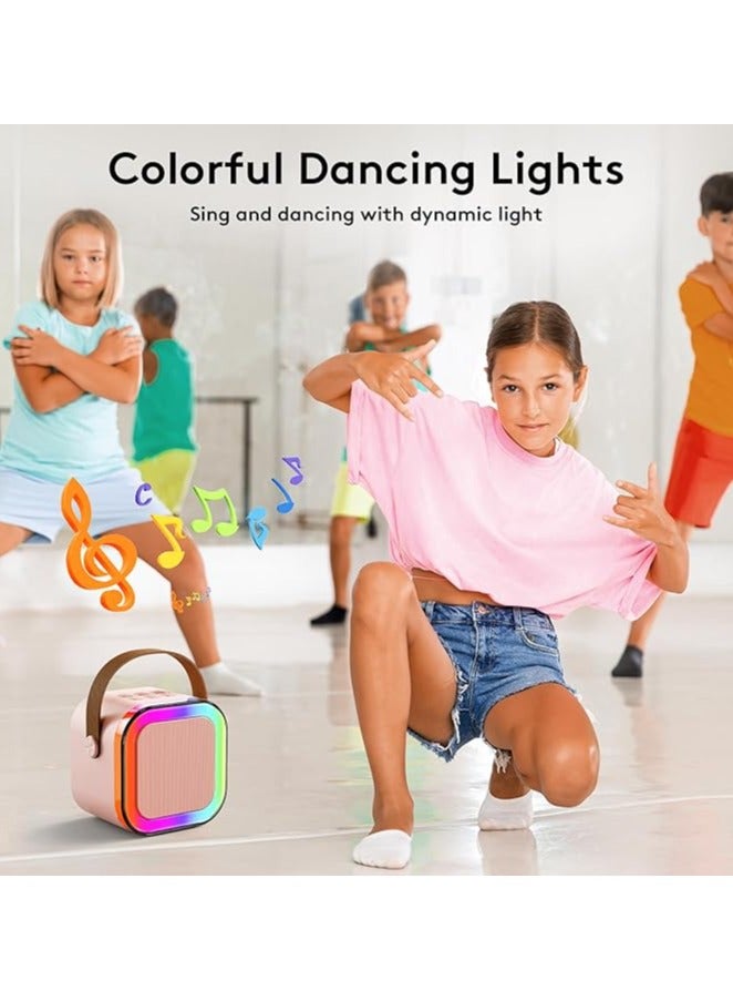 Kids Karaoke Machine for Girls: Professional Wireless Mini Portable Bluetooth Speaker with Microphone - Kids Music Singing Toys for 4,5,6,7,8,9,10 Year Old Girl Boy Christmas Birthday Gift Ideas - Image 5