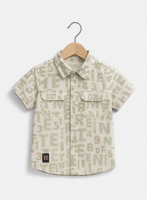 قميص برسمة حروف وارقام للاولاد