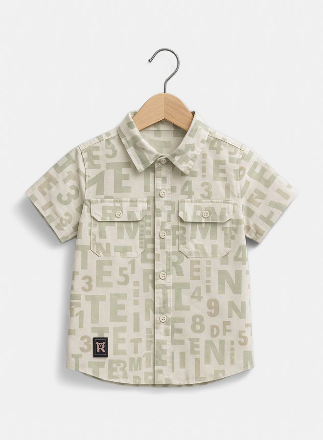 Remint Boys Letters and numbers Shirt  - Image 1