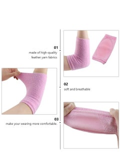 Y&D 2 Pairs of Gel Elbow Sleeves,Breathable Protection Cover for Dry Skin Moisturizing Softening and Used Driving, Hiking, Sports, Biking, Sunburn, Dust Pollution  - Image 2