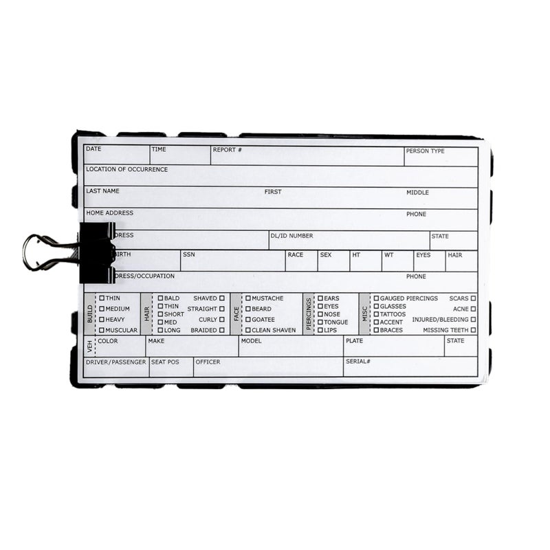 TacticalKlips TPK - لوحة جيب تكتيكية | لوحة جيب للاستجابة الأولى | تناسب بطاقات الفهرس 3" x 5" وبطاقات TacticalKlips FI (TPK) - Image 2