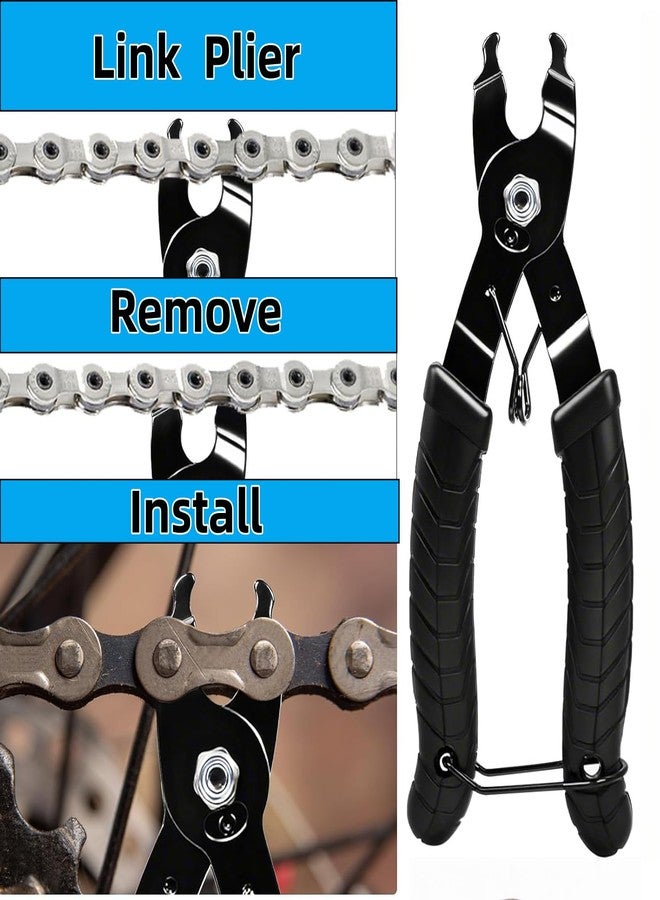 Chigadper Bike Chain Repair Tool Kit with Chain Breaker, Multi-Function Master Link Pliers & Wear Checker for 7-11 Speed and Single Speed Bicycles - Image 3