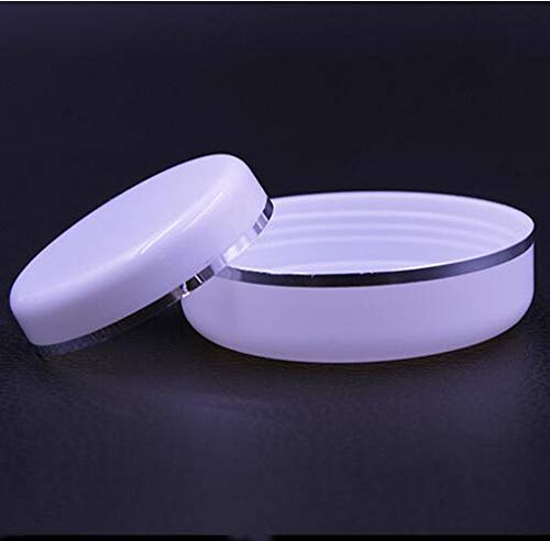 ericotry 6pcs 250g/8oz White Plastic Jars Empty Cosmetic Jars Refillable Round Containers with Dome Lid for Cosmetic Lotion Cream - Image 4