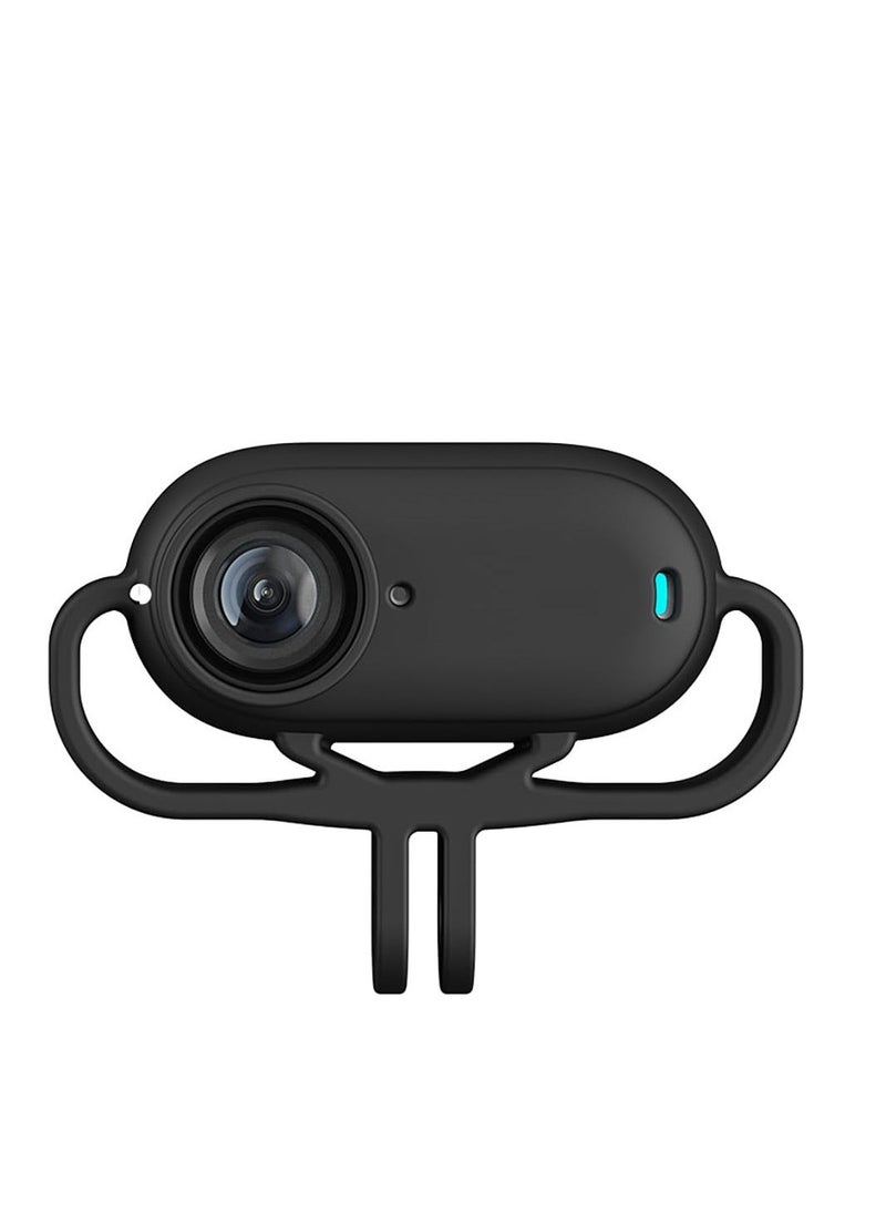 KASTWAVE Protective Case for Insta360 GO 3, Silicone Sleeve Horizonal Frame, for Insta360 GO 3 Action Camera Accessories (Black)  - Image 2