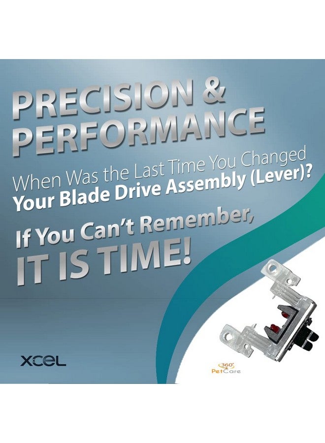 إكسيل ذراع استبدال مجموعة محرك الشفرة المشحمة لماكينة قص شعر الحيوانات الأليفة - عبوة واحدة - Image 5