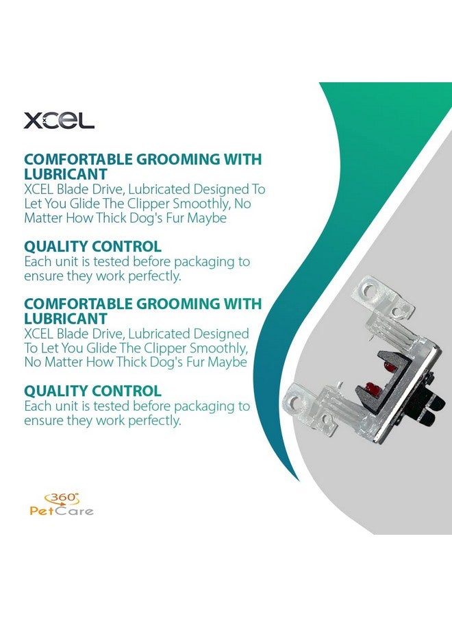 إكسيل ذراع استبدال مجموعة محرك الشفرة المشحمة لماكينة قص شعر الحيوانات الأليفة - عبوة واحدة - Image 4