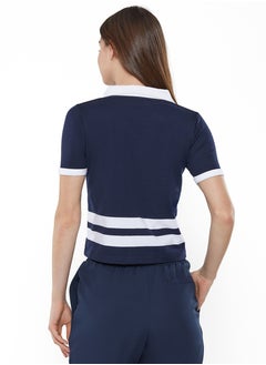 NAUTICA Contrast Striped Regular Fit Cotton Blend Polo Shirt  - Image 3