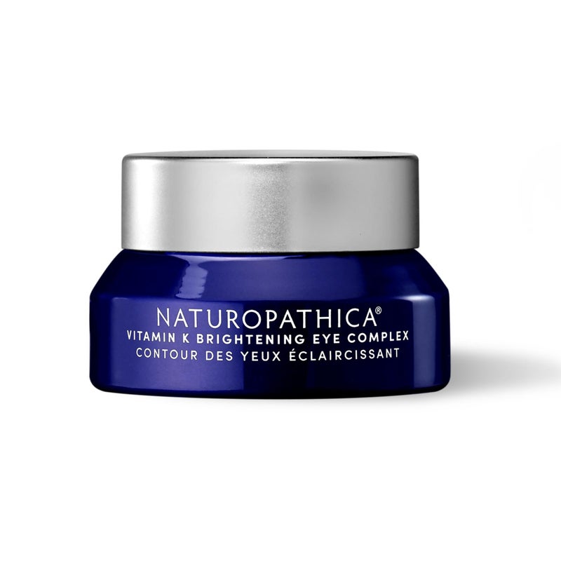 Naturopathica Vitamin K Brightening Eye Complex, Daily Eye Cream for Dark Circles and Puffy Eyes, Under Eye Cream to Help Firm and Revitalize Tired Eyes, 0.5 fl oz - Image 1