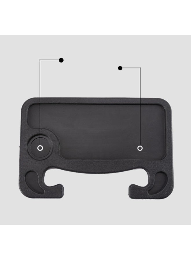 MOCOM Portable Car Steering Wheel Desk Tray for Food & Laptop – Multipurpose Travel Car Table with Cup Holder & Pen Slot, Durable ABS Auto Tray for Eating, Working & Writing, Universal Fit for Most Vehicles - Image 5