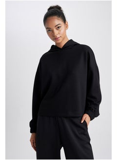 DeFacto Woman Oversize Fit Hooded Long Sleeve Sweatshirt  - Image 1