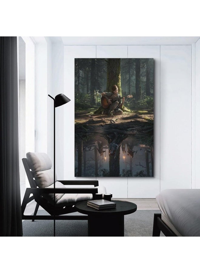 Home Trove Enty The Last Of Us Posters Canvas Posters Decorative Room Aesthetic Bedroom Decor Wall Art Office Home Decor Festival Best Gift For Family Friends 16X24Inch(40X60Cm) Unframe-Style  - Image 3
