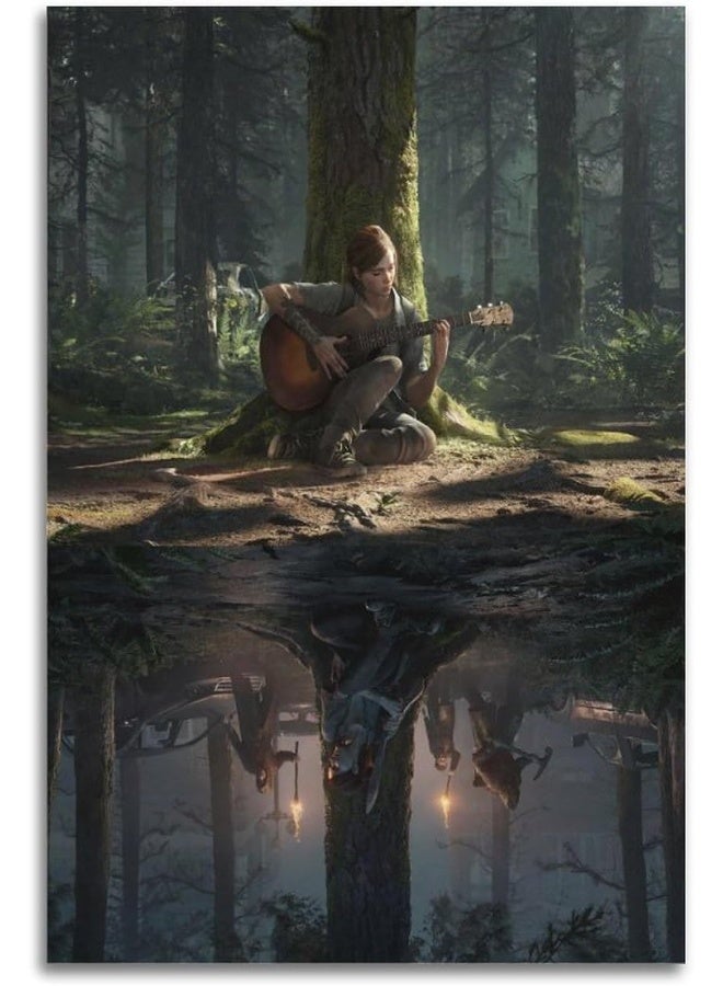 Home Trove Enty The Last Of Us Posters Canvas Posters Decorative Room Aesthetic Bedroom Decor Wall Art Office Home Decor Festival Best Gift For Family Friends 16X24Inch(40X60Cm) Unframe-Style  - Image 1