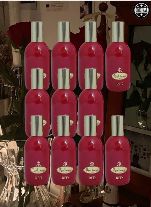 11 Pieces Real Image Red Perfume 120ml EDC