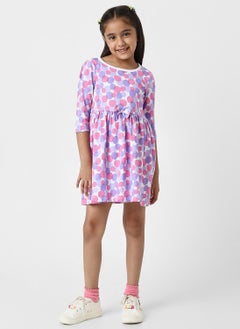 Nautinati Nautinati Girls’ Cotton Polka Dot Cotton Frock  - Image 1