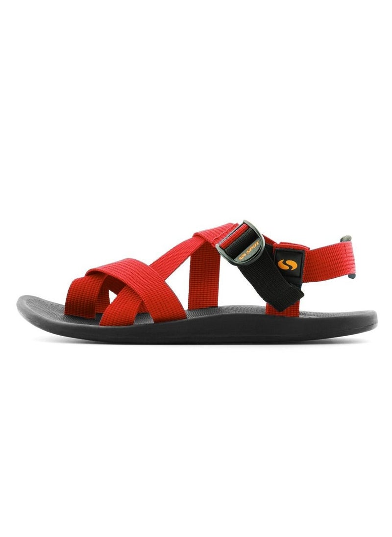 spot - SPOT Sandals for Men with Adjustable Straps | Durable Design with Strong Grip | SS-15 Red - Image 1
