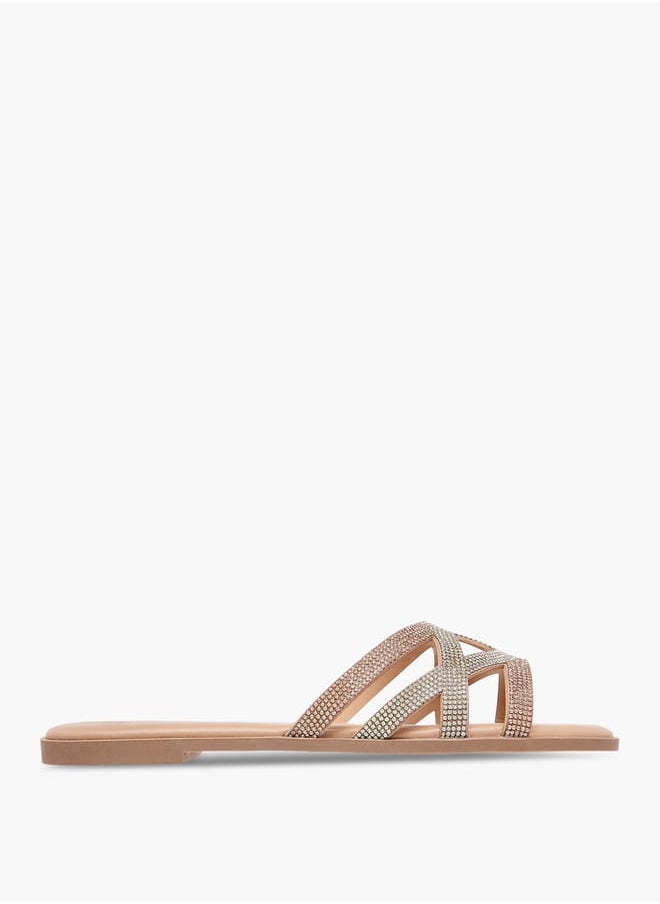 Celeste Women's Embellished Slip-On Sandals  - Image 3