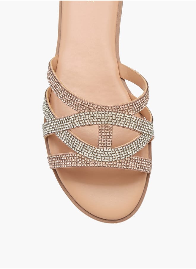 Celeste Women's Embellished Slip-On Sandals  - Image 4