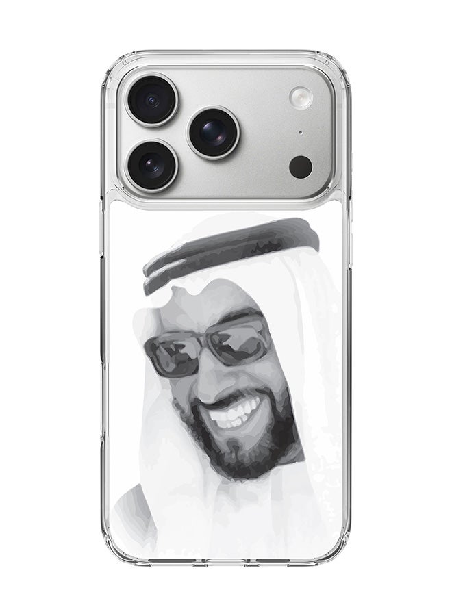 Stylizedd Classic Clear MagSafe Case for iPhone 17 Pro , Hybrid Soft Case Flexible Edges Anti Drop TPU PC Gel Thin Transparent Cover [ Designed for iPhone 17 Pro ] - Zayed, Our Father