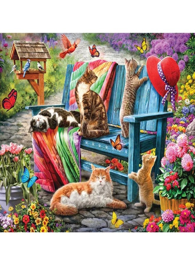 Bits and Pieces 300 Piece Puzzles for Adults Cat Puzzle 3-Pack - 300 Large Pieces 18" x 24" Jigsaw Puzzles, Larry Jones, No 2 Pieces Alike - Image 2