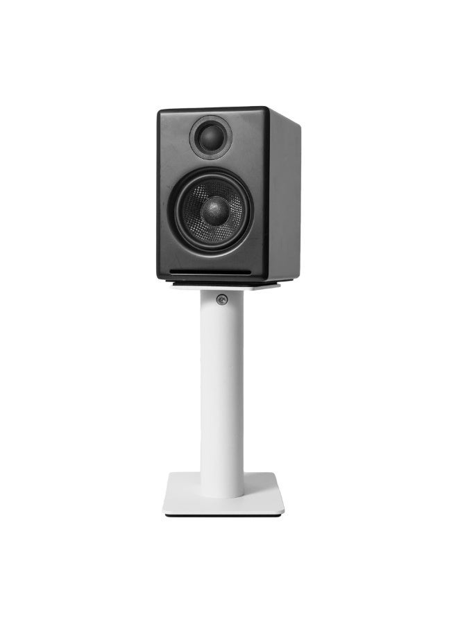 Kanto Audio SP9W 9" Universal Desktop Speaker Stands with Cable Management-White, Pair - Image 5