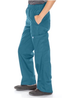 Meridian Meridian Lab  Tailored Fit Classic cargo Scrub Pants Sporty and Comfy Full Elastic Scrub Pant Full Elastic Waistband Jogger for Men and Women  - Image 3