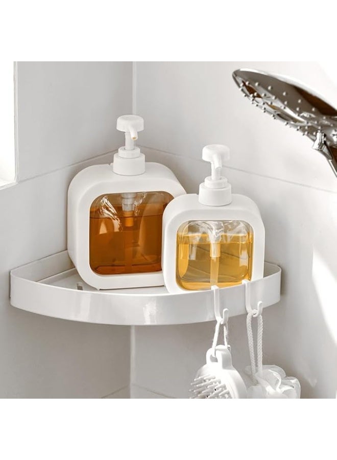 IMO ROSE Large Capacity Empty Soap Dispenser Bottle for Bathroom and Kitchen, Can Be Used to Dispense Hand Soap, Dish Soap, Shower Gel, Shampoo, and Laundry Detergent, 1 Piece (White) Product Code: 5406
