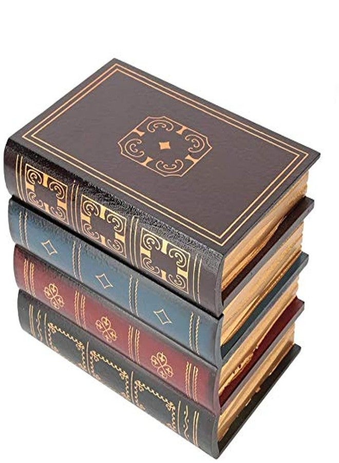Hongzer Book Safe, European Style Decorative Fake Book, Hollowed Out Decorative Faux Books, Compartment Box for Storage - Hide Jewelry, Money, Valuables, and More, Home Decor(#1) - Image 1