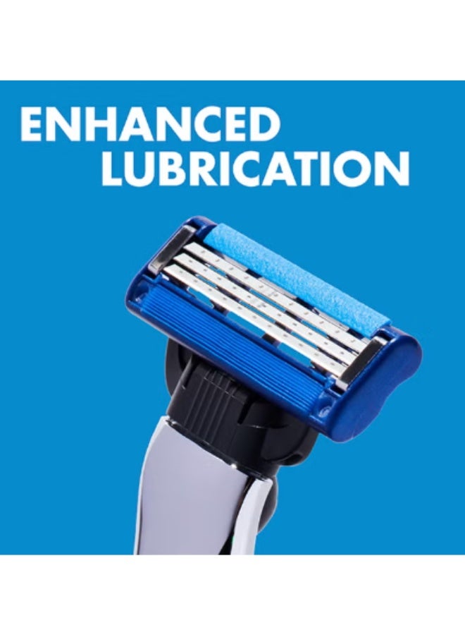 جيليت ماك ثري تيربو كلاسيك ماكينة حلاقة للرجال حلاقة ناعمة بشفرات دقيقة ومقبض مريح - Image 2