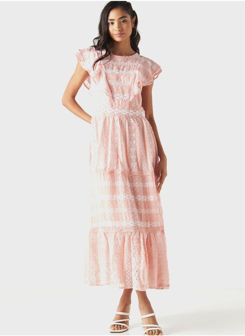 2Xtremz - Embellished  Ruffle Dress - Image 1