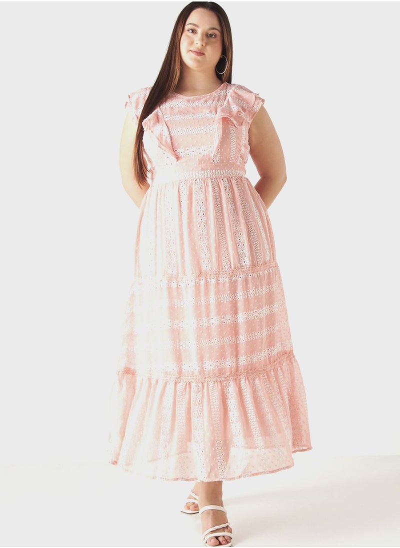 2Xtremz - Embellished  Ruffle Dress - Image 1