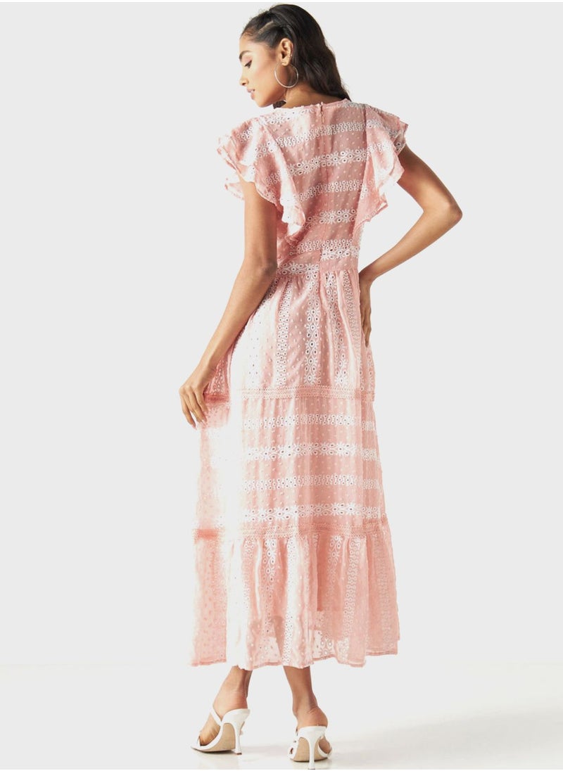 2Xtremz - Embellished  Ruffle Dress - Image 1
