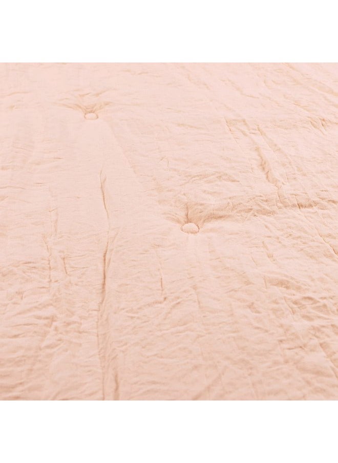 Lush Decor Lush Decor 36" Diameter Baby Round Ruffle Play Mat Single, Blush  - Image 4