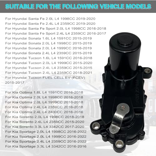 HOAVEED 911-923 28323-2GGA1 Engine Intake Manifold Runner Control Motor 1.6L 2.0L 2.4L 3.3L For Hyundai Santa Fe Sport Sonata Tucson 2015-2020,For Kia Optima Sorento Sportage 2016-2022 (283232GGA1) - Image 4