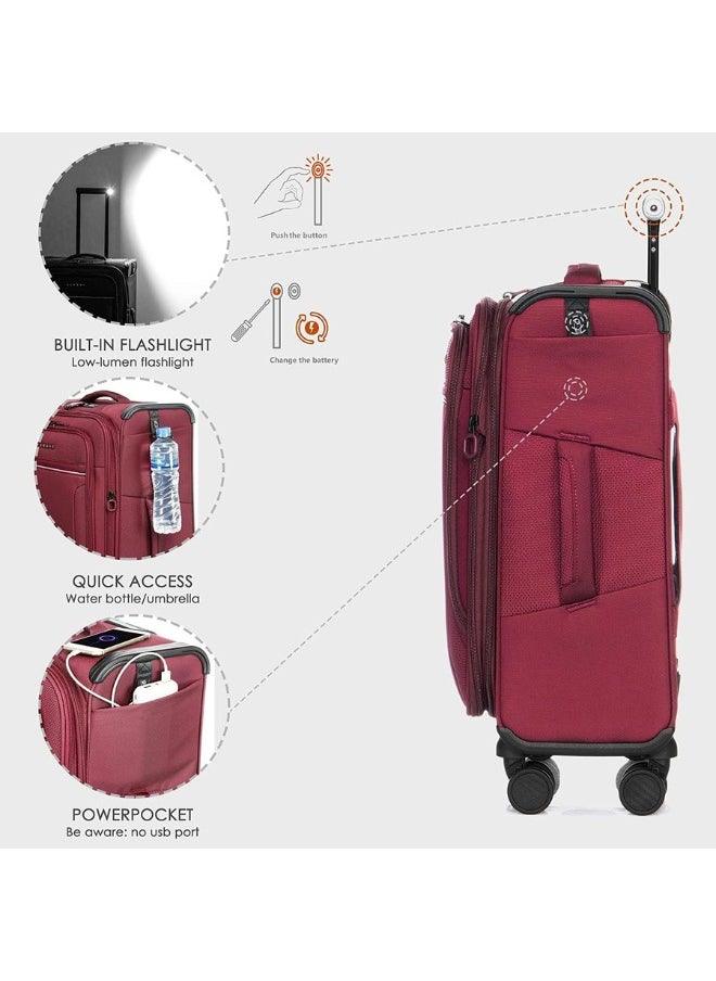 Verage  Softside and Lightweight Luggage Set of 3  - Image 3