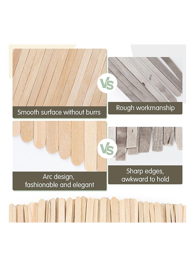 14cm Disposable Wooden Coffee Stirrers,200 Packs,Individually Wrapped Stir Sticks for Tea, Hot Chocolate and Craft Projects  - Image 3