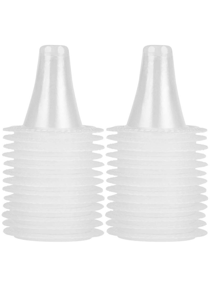 SYOSI 100-Pack Ear Thermometer Probe Covers, Lens Filters, Refill Caps for All Braun ThermoScan Models, BPA/Latex-Free Clear  - Image 1