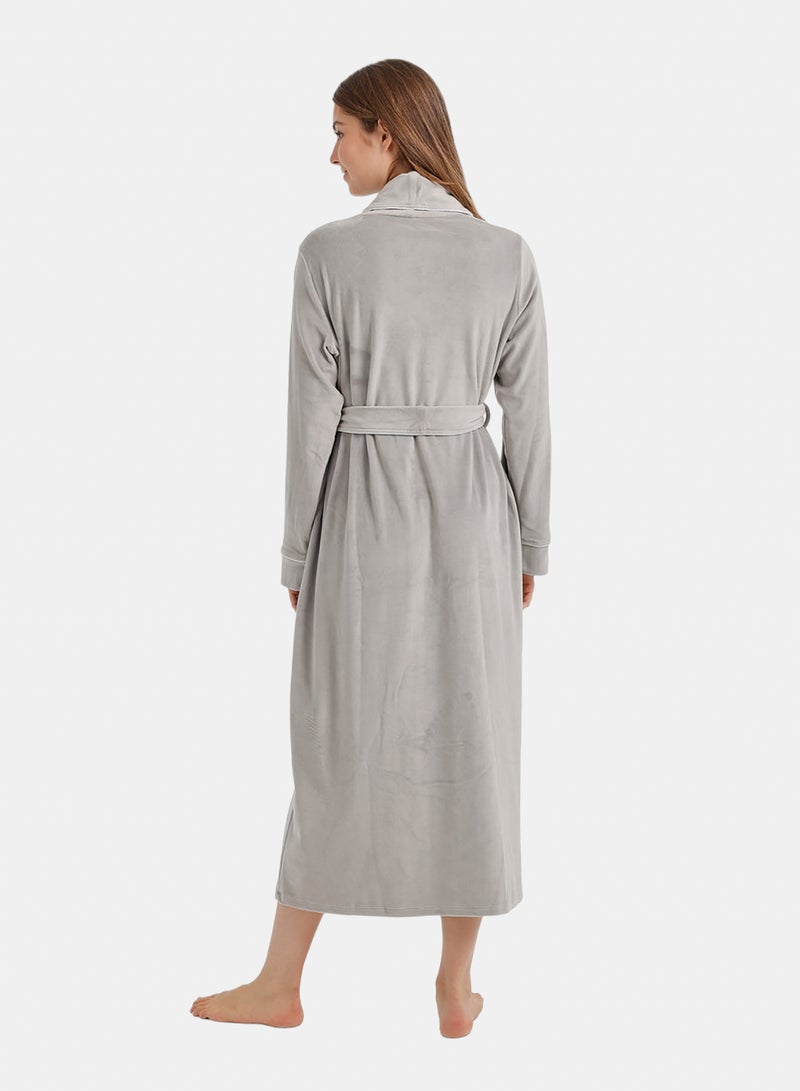 Carina Contrast Pipe Robe - Image 4