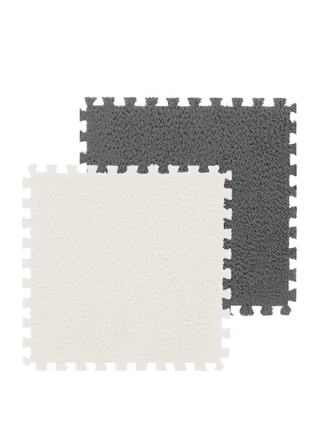 إن كي أكس 10 قطع سجادة أرضية مغسولة لغرفة النوم بجانب السرير مقاس 30*30 سم - Image 2