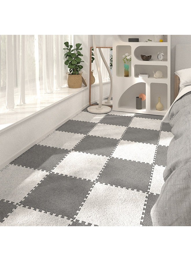 إن كي أكس 10 قطع سجادة أرضية مغسولة لغرفة النوم بجانب السرير مقاس 30*30 سم - Image 1